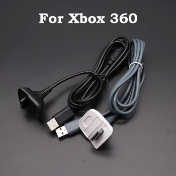 1 יח '1.5 מ' USB לשחק טעינת מטען כבל כבל ה-XBOX 360 בקר אלחוטי להתמודד עם כבל חיבור אביזר