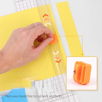 1 יח ' נייר A4 מכונת חיתוך נייר Cutter אמנות גוזם אמנות צילום אלבום להבים DIY Office Home נייר סכין