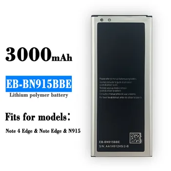 100% Oginal באיכות גבוהה סוללה עבור סמסונג טלפון נייד Note4 קצה Edge הערה N915 EB-BN915BBE סוללה מובנית