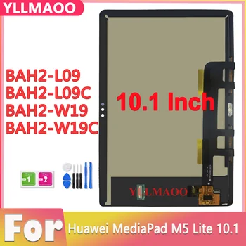 100% נבדקו על Huawei MediaPad M5 10.1 M5 לייט 10 BAH2-L09 BAH2-W19 מגע מסך LCD תצוגה דיגיטלית 10.1