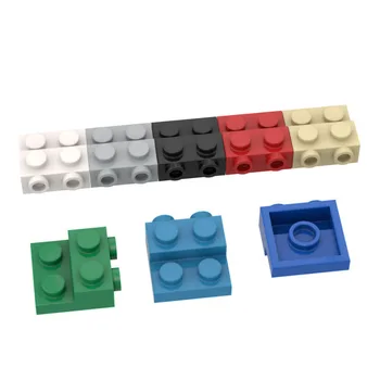 10Pcs MOC חלקים 99206 צלחת מיוחדת 2 x 2 x 2/3 עם 2 הרבעה על הצד תואם לבנים DIY Assmble בניין חלקיקים ילד צעצוע