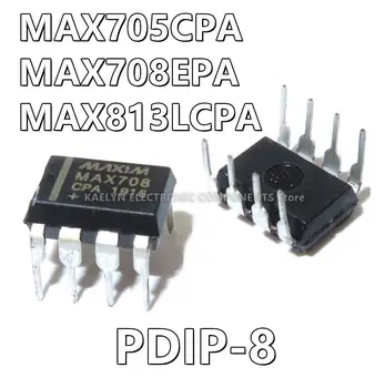 10Pcs/הרבה MAX705CPA MAX70 MAX708EPA MAX708 MAX813LCPA MAX813 המפקח Push-Pull, הטוטם ערוץ 1 8-PDIP