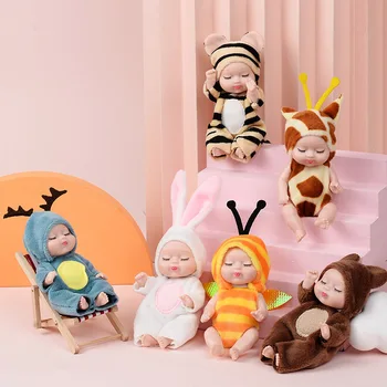 11 סימולציה שינה מחדש בובה נסיכה ילדה בובות פלסטיק צעצועים ילדה צעצועים, בגדים ואביזרים לילדים, מתנת יום הולדת