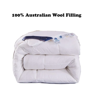180*220cm אוסטרלי שמיכת צמר חמה בחורף שמיכת יחיד שמיכה התלמיד מיטה שמיכות מכוסה עבה Edredons עם משלוח חינם