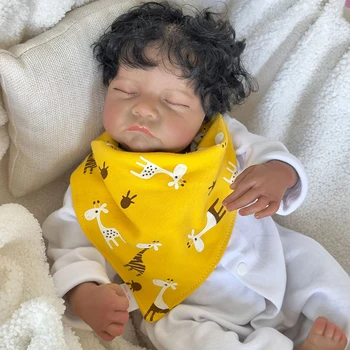 19inch בד הגוף כבר צבוע גמור מחדש בובה לוי התינוק הנולד 3D עור נראים לעין ורידים אמנות הבובה