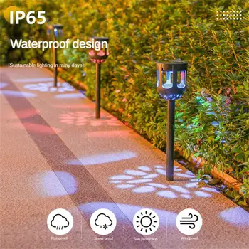 1Pcs/Lot LED סולארית מופעל גן אור בקיץ קמפינג עמיד למים הקרקע מחבר כדורי אורות דשא נוף המנורה