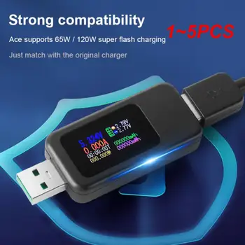 1~5PCS 1 USB Tester DC דיגיטלי מודד Amperimetro הנוכחי מתח מד אמפר וולט מד הזרם גלאי בנק כוח מטען