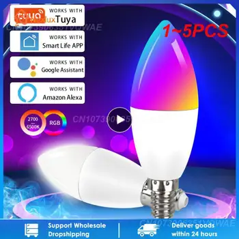 1~5PCS 5W 7W אור led bulb E14 E27 מנורת LED מקורה חם, לבן קר אור AC 220V 240V LED Bulb עיצוב הבית נברשת