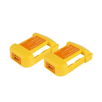 2 ערכת USB מטען מתאם עבור דיוולט סוללה 20V 2 USB מחזיק עם סוג C-טעינה מהירה