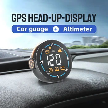 2023 החכם החדש GPS HUD מד מהירות תצוגה זיהוי מחוות השעון גובה תאורת תצוגה עילית על כל המכוניות