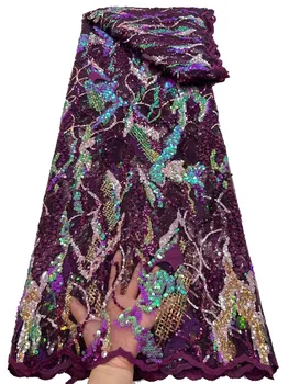 2023 חדש תחרה חרוזים נצנצים גזה חומר, צרפתית אופנה יוקרתית רקמה cheongsam שמלת שמלת ערב