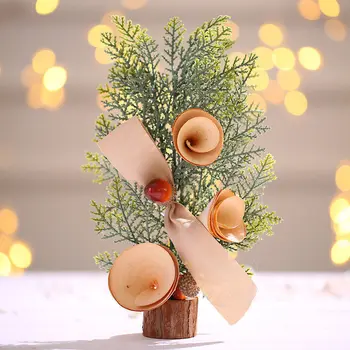 20PCS 23CM אורן מלאכותי ענף עץ חג המולד חג המולד טבעת קישוט ירוקים שווא ארז עץ ענף, עלה