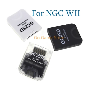 20pcs על NGC WII אוניברסלי קורא כרטיסי נינטנדו GameCube Wii GC2SD TF קורא כרטיסי זיכרון, מתאם כרטיס עבור NGC קונסולת משחק Wii