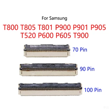 2PCS/Lot For Samsung Galaxy T800 T805 T801 P900 P901 P905 T520 P600 T900 LCD מסך תצוגה FPC מחבר יציאת Mainboard