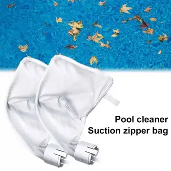 2Pcs בריכה Cleaner Filter Bag נוח רוכסן סגירה החלפת שקית Snap-על שקית מסנן שואב פולאריס 360/380