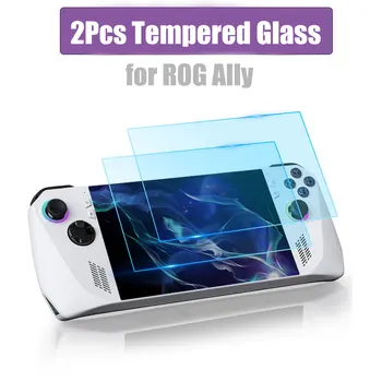 2Pcs זכוכית מחוסמת עבור רוג ' ברית מסך HD סרט מגן נגד שריטות קונסולת משחק מגן מסך מזג הסרט אביזרים