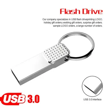 2TB מתכת המקורי USB 3.0 U דיסק כונני פלאש במהירות גבוהה Pendrive 1TB USB נייד הזיכרון אביזר מסוג-C מתאם