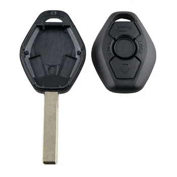 3 כפתורים HU92 מפתח המכונית כיסוי Case מפתח Shell עבור ב. מ. וו 3 5 7 סדרת E38 E39 E46 M5 X3 X5 Z3 Z4 אוטומטי החלפת אביזרים