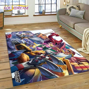 3D Cartoon דיג ' ימון הרפתקאות מפלצת השטיח,השטיח הביתה הסלון, חדר השינה ספה שטיח תפאורה,ילד משחק החלקה שטיח הרצפה