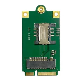 4G 5G מ. 2 Pcie מתאם NGFF כדי Mini Pci-E מתאם לוח עם חריץ לכרטיס SIM עבור L860-GL DW5820E DW5816E EM7455