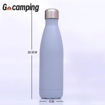 500ml אל חלד 304 בקבוקים כפולה קיר מבודד ואקום, בקבוק מים לשמור חמה&קר אימון בקבוק מתנה גביע