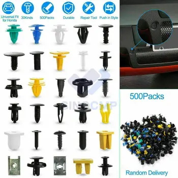 500pcs פלסטיק הרכב הגוף לדחוף סיכה מסמרת מחברים לקצץ דפוס קליפים לדפוק את הנהג על אוטובוסים, רכבות, מטוסים, משאיות וקרוונים & מכוניות