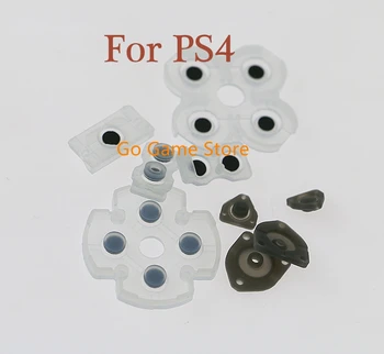 50sets עבור סוני פלייסטיישן PS4 בקר 9 1 סיליקון מוליך גומי דבק כפתור משטח מתחשבות