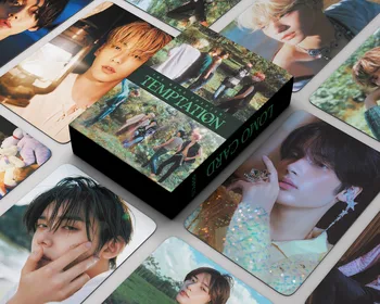 55pcs Kpop TXT האלבום החדש פיתוי LOMO כרטיס Photocards להקפיא את התמונה כרטיס קוריאני אופנה בנים פוסטר תמונה אוהדים מתנות