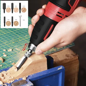5Pcs חשמלי, סכין לחיתוך בשר אזמל עץ DIY חשמלי גילוף בעץ העט שורש גילוף נגרות מפסלת חיתוך עץ