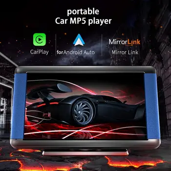 7-אינץ מסך מגע הרדיו ברכב נגן מולטימדיה אלחוטית Plug Play Auto Monitor עבור Apple Carplay עבור אנדרואיד