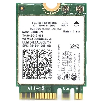 AC3160NGW כרטיס רשת אלחוטי Wifi מתאם BT 4.0 Dual Band מיוחד ל Lenovo 04X6034 Y40 Y50 G40 G50 B40-Z50