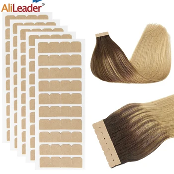 Alileader שיער דבק מגה-השיער בלתי נראה דבק על הארכת שיער דבק דו צדדי להתגלגל שיער הקלטת פאות