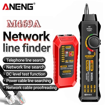 ANENG M469A חכם כבל הרשת הבוחן RJ45 RJ11 כבל LAN הבוחן Finder חוט Tracker רסיבר רשת כלי רשת תיקון
