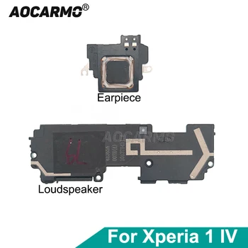 Aocarmo עבור Sony Xperia 1 IV XQ-CT72 העליון באפרכסת האוזן רמקול בתחתית הרמקול הזמזם מצלצל אנטנה הרכבה החלפה