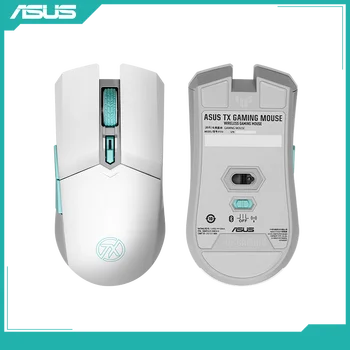 Asus מקורי TX 2.4 GHz / BT 5.1 אלחוטי עכבר המשחקים 12000 DPI 6 כפתורים הניתנים לתכנות PBT המפתחות 62g קל משקל