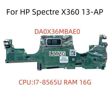 DA0X36MBAE0 עבור HP ספקטר X360 13-AP נייד לוח אם למעבד I7-8565U אומה 16G L37638-601 100% נבדק אישור