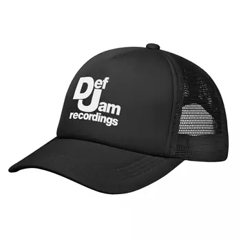 Def Jam רשומות רשת כובע בייסבול ספורט אימון טניס כובעים עבור גברים, נשים, מבוגרים ספורט תחת כיפת השמיים כמוסות