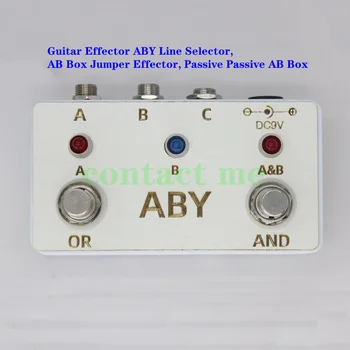 DIY עבודת יד גיטרה effector אבי קו בורר, AB box מגשר effector, פסיבי פסיבי AB box
