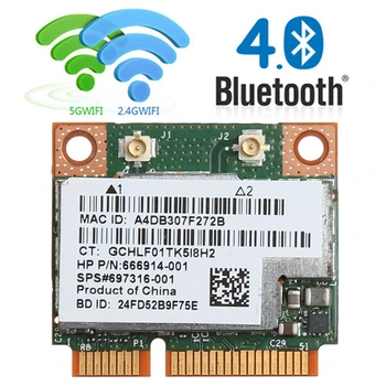 Dual Band 300Mbps BCM943228HMB על Bluetooth4.0 802.11 a/b/g/n אלחוטית Wifi חצי כרטיס Mini PCI-E המחברת Wlan 2.4 G/5Ghz מתאם