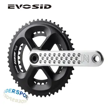 EVOSID אופני כביש Crankset 105 האולטרה חלול טק קראנק GXP 50-34T כפול Chainring 165 170mm עם סוגר CNC Crankset
