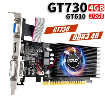 GT730 4GB DDR3 128Bit כרטיס גרפי עם HDM VGA יציאת DVI PCI-E2.0 16X מחשב גרפיקה כרטיס מסך GT610 1/2GB למשרד/בית