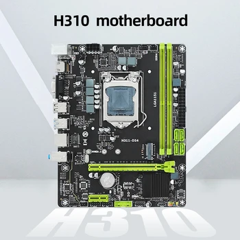 H310 שולחן העבודה לוח האם ערוץ כפול LGA1151 מחשב למשחקים Mainboard DDR4 RAM האם המחשב 64GB זיכרון USB 2.0/3.0 NVME M. 2