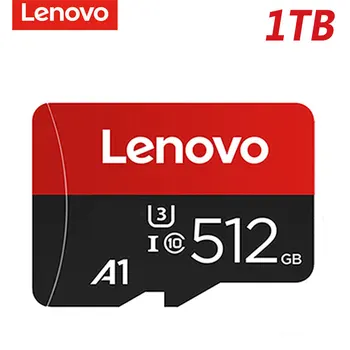 Lenovo Mini SD כרטיס זיכרון 512GB 256GB 128GB 64GB 32GB 16GB מהירות גבוהה פלאש TF SD 1TB 512GB 256GB TF SD כרטיס פלאש