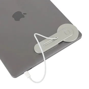 Magsafe מתכת בלתי נראית מחזיק טלפון עבור iPhone 14/13 טלפון לסבול את שולחן העבודה של מחשב נייד מגנטי תמיכה 15W טלפון מטען אלחוטי