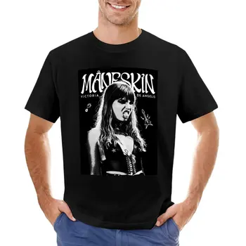 Maneskin ויקטוריה דה-אנג ' ליס טי-שירט בהתאמה אישית חולצה חולצות גרפי tees גברים גרפי החולצות.