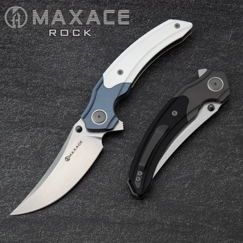 Maxaceknife רוק חיצוני סכין קילוף, אולר טקטי הישרדות סכין ציד מחנאות, דיג פירות כלי חיתוך