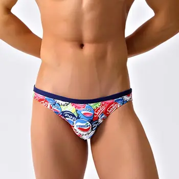 Mens לשחות תחתונים ביקיני בגדי ים בגדי ים עבור גבר סקסי בגד ים בגד ים קצרים חוף הומו 2023 להחליק