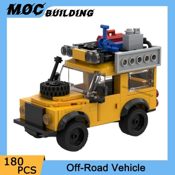 MOC העיר קלאסי מפורסם דגם רכב אבני הבניין מהכביש היי-טק לרכב DIY להרכיב יצירתי לבנים צעצוע מתנות יום הולדת