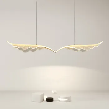 Moonriver תאורה LED מודרנית נברשת אקריליק מסעדה תליית מנורה יצירתי כנפיים דלפק תליון אור הביתה 2023