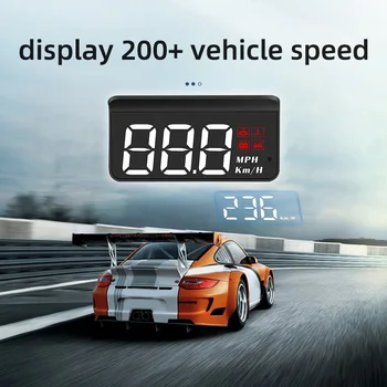 OBD2 המכונית האד Head-Up Display רב תכליתי OBD2 המכונית Head-up Display השמשה דיגיטלי מד המהירות מקרן אביזרי רכב